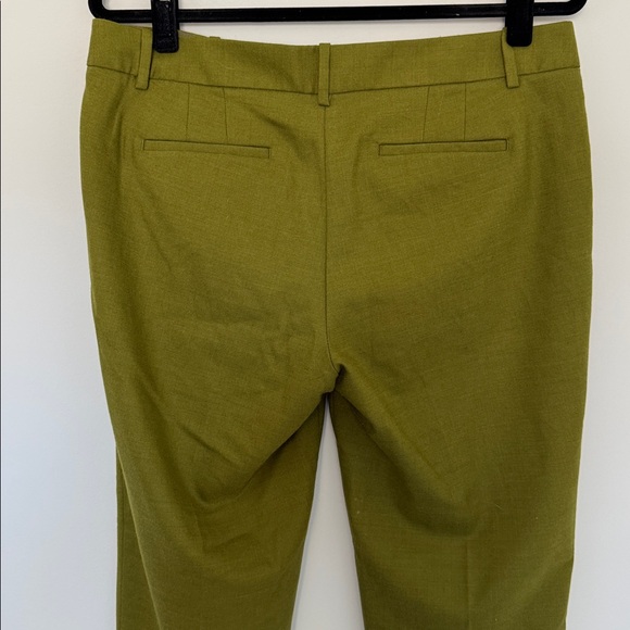 J. Crew Stretch Olive Wool Blend Business Pants - Size 10 - Picture 5 of 7